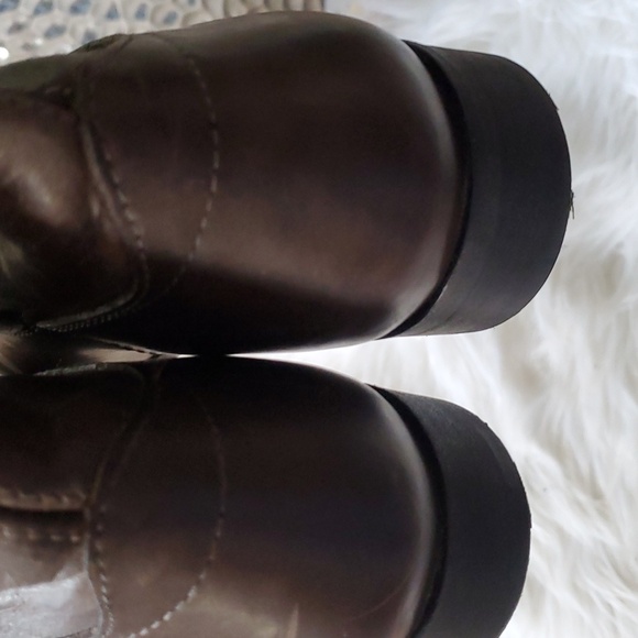 Frye Melissa button 2 pullon brown riding leather boots size 8.5 - Picture 5 of 16